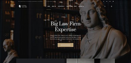 JA Justitia - Law Firm Lawyers Websites Joomla Template
