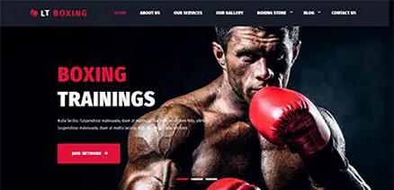 Boxing - Sport & Fitness Center Free Joomla 4 Template