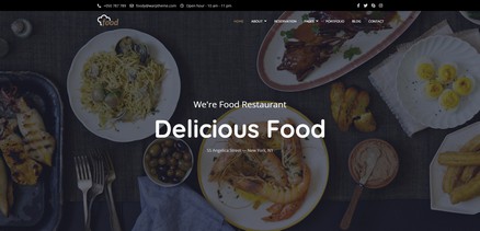Food - Bakery, Beverage, Cuisine, Organic Joomla Template