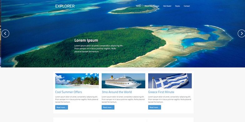 Explorer - Joomla 4 Template for Travel Agencies Websites