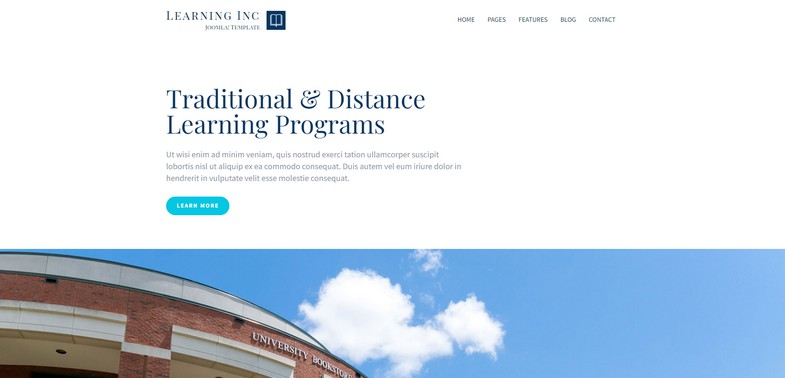 Learning - Joomla 4 Template Built for the Development of Educational Sites