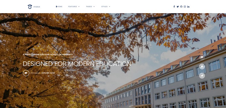 Studius - Joomla Template for Education, Universities, and Schools
