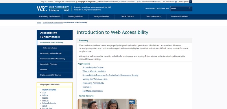 https://www.w3.org/WAI/fundamentals/accessibility-intro/