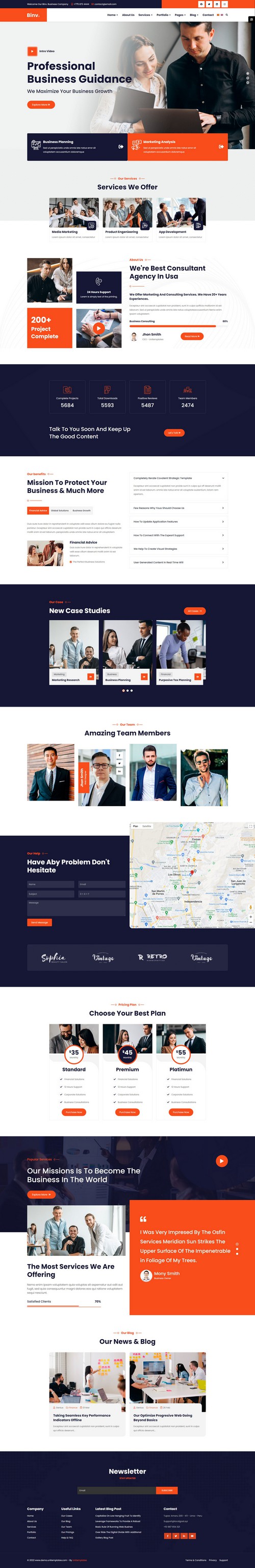 Binv - Consulting, Financial & Business Joomla Template