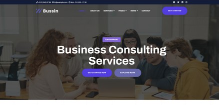 Bussin - Business Consulting Multi-Purpose Joomla 4 Template