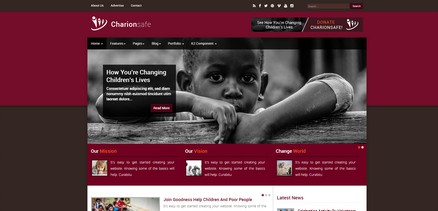 Charionsafe - Charity Joomla 5 Joomla 4 and Joomla 3 Template