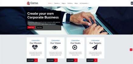 Corrus - Business Corporation Joomla 4 & 3 Template