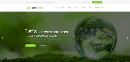 Eco Green - Environment, and Renewable Energy Joomla Template