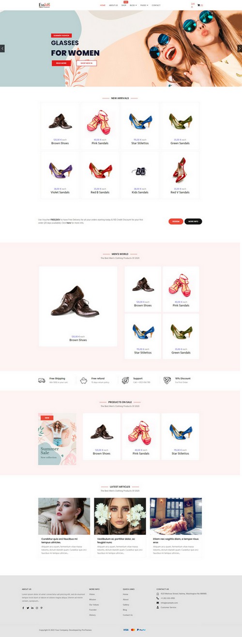 Fashion - Fashion Store eCommerce Joomla Template