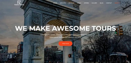 FZ - Tour & Travel Agency Joomla 4 Template