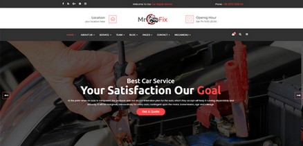 Mr Fix - Car Repair Service Business Joomla 4 Template