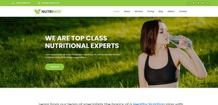 Nutrimof - Nutritional & Health Joomla 4 Template