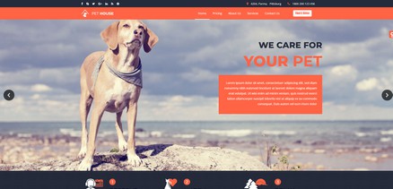 Pet House - Pet Care Service Free Joomla 4 Template
