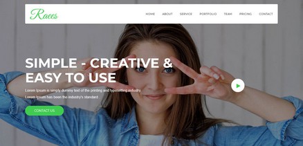 Raees - Responsive Creative Agency Joomla 4 Template