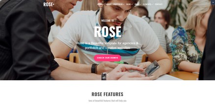 Rose - Responsive Creative Agencies Joomla 4 Template