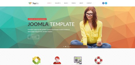 TopBiz - Responsive Corporate Joomla Template