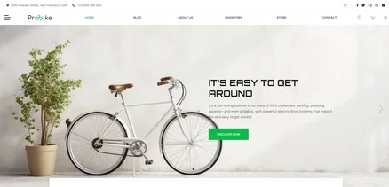 ProBike – Bike Shop & Bicycle Rental Joomla Template