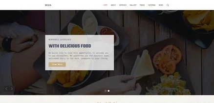 Mida II - Food Truck Fastfood Food Delivery Joomla Template