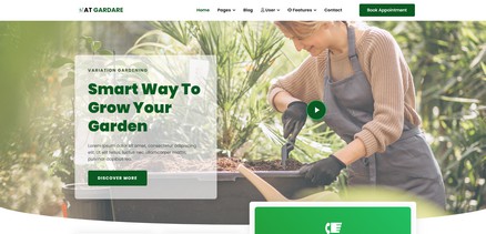 Gardare - Garden & Gardener Joomla Template Website