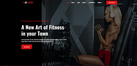 Gym - Responsive Gym or Fitness Centers Joomla Template
