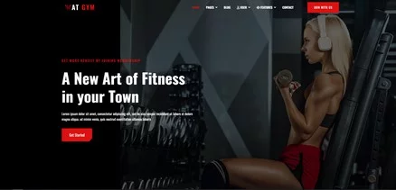 Gym - Responsive Gym or Fitness Centers Joomla Template