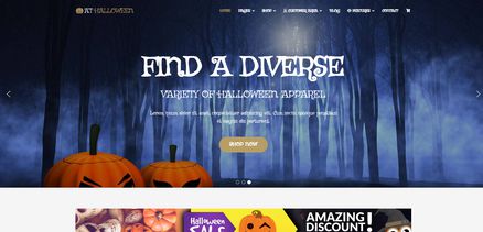 Halloween - Professional Responsive Halloween website template