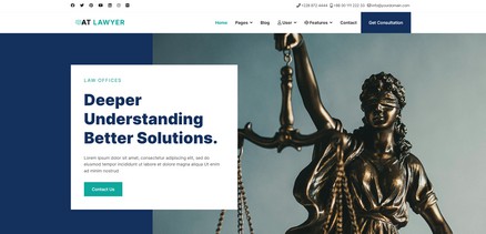 Lawyer - Law Firm & Laww Company Joomla Template