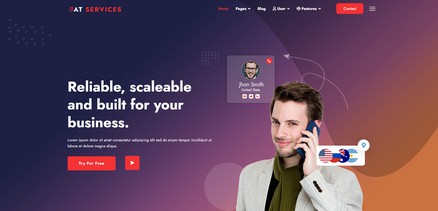 Services - Business & Services Joomla 4 Template Website