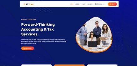 Tax - Accounting, Consulting, Tax Joomla 4 Template