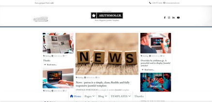 News - Patras - News, Magazines, Newspapers Joomla template