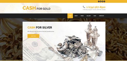 Cash For Gold - Unique Joomla Template