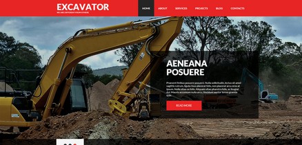 Excavator - Professional Excavator & Mining Joomla 4 template
