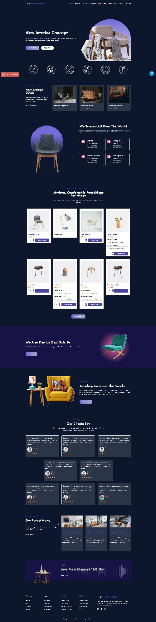 Furniture – User-friendly Interior Store Joomla 4 Template