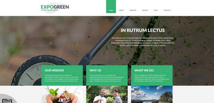Expo Green - Professional Creative Environmental Joomla Template