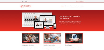 Kreative - Professional Business and Corporate Joomla 4 Template