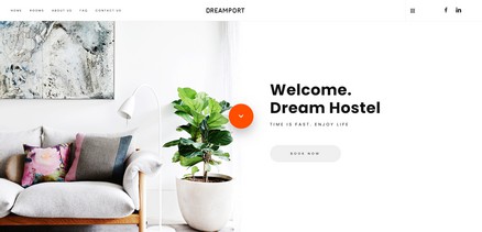 Dreamport - Responsive Joomla 4 Template for Booking Hotels