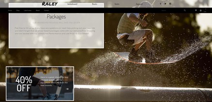 Raley - Joomla 4 Template Built for Online Wakeboard Shops