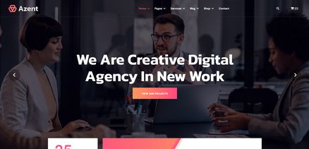 Azent - Joomla Creative Digital Agency Template