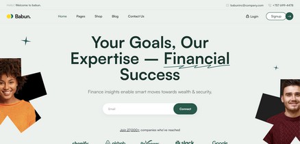 Babun - Joomla Business & Finance Responsive Template