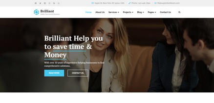 Brilliant - Business and Consulting Joomla 4 Template