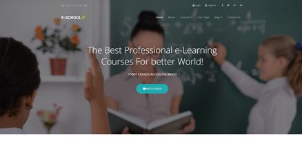 E-School - Joomla Learning and Courses Template | Education