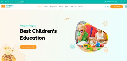 Kindedo - Joomla Kindergarten & School Template