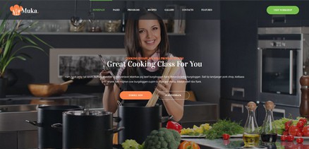 Muka - Bakery and Cooking Classes Joomla 4 Template