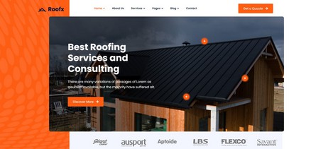 Roofx - Professional Roofing Services Joomla 4 Template