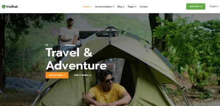 Vedhak - Adventure Tours and Travel Joomla Template