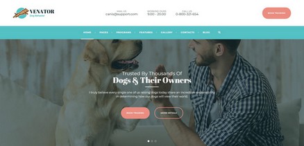 Venator - Dog Behavior and Obedience Training Joomla Template