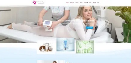 Beautysalon - Premium Wellness Body Care Joomla Template