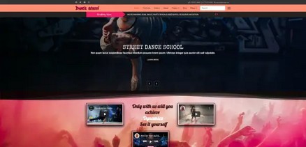 Danceschool - Schools Dance Urban Style Joomla Template