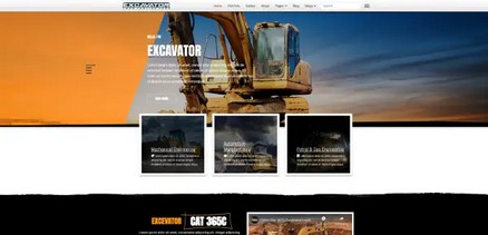 Excavator - Excavator and Heavy Equipment Joomla Template