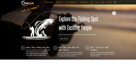 Fishblub - Responsive Fishing Club Joomla Template